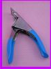 Pince guillotine (coupe ongles, coupe capsules) couleur bleu