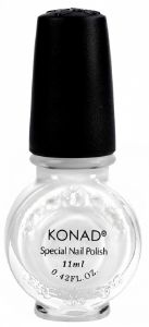 Konad, vernis pour plaque Konad 10ml - blanc