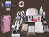 Kit gel UV n°3 - Kit EXPERT GEL TROLLEY ARGENT