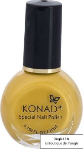 Konad, vernis pour plaque Konad 10ml - jaune