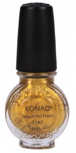 Konad, vernis pour plaque Konad 10ml - or