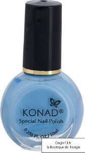 Konad, vernis pour plaque Konad 10ml - bleu clair