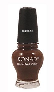 Konad, vernis pour plaque Konad 10ml - chocolat