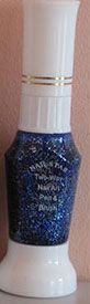 Vernis de décoration, 10 ml - BLEU pailleté