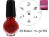 Kit Konad ROUGE M4